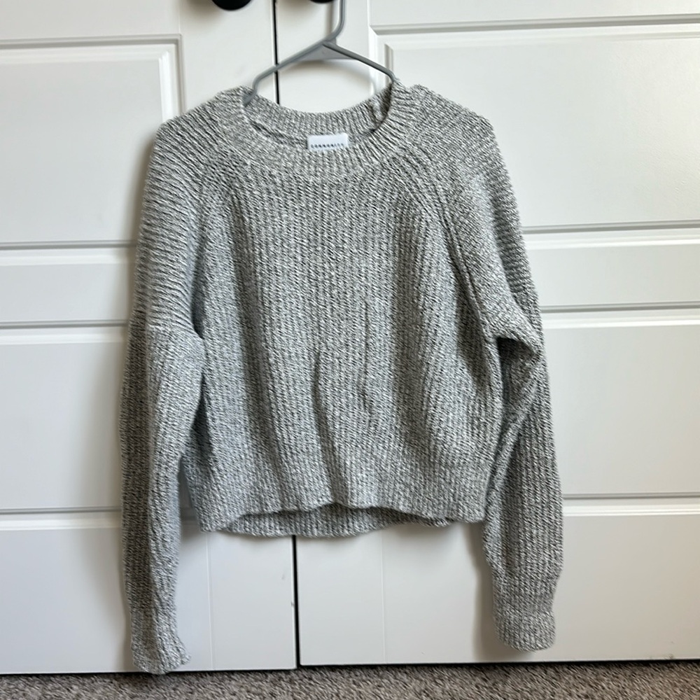 Cable knit sweater